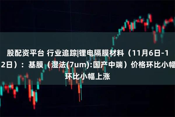 股配资平台 行业追踪|锂电隔膜材料(11月6日-11月12日):基膜(湿法(7um):国产中端)价格环比小幅上涨